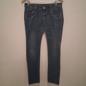 Women's U-51 Denim Jeans: Size 9/10 : Blue : Back Pocket Design